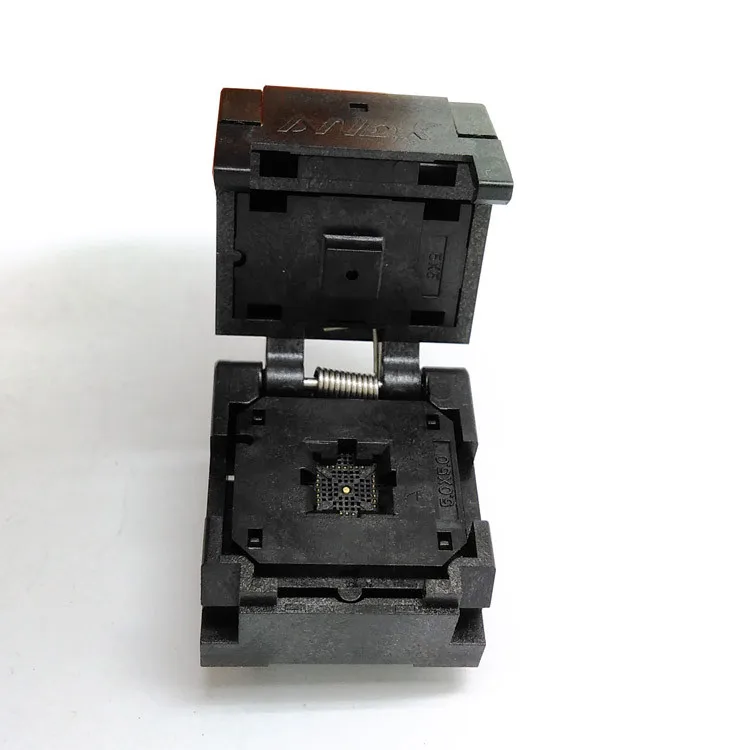QFN28 MLF28 WLCSP28 IC Test burn in Socket Pitch 0.5 mm Size 5x5mm 28-Lead Plastic QFN Clamshell Test adapter
QFN28 MLF28 WLCSP28 IC Test burn in Socket Pitch 0.5 mm Size 5x5mm 28-Lead Plastic QFN Clamshell Test adapter