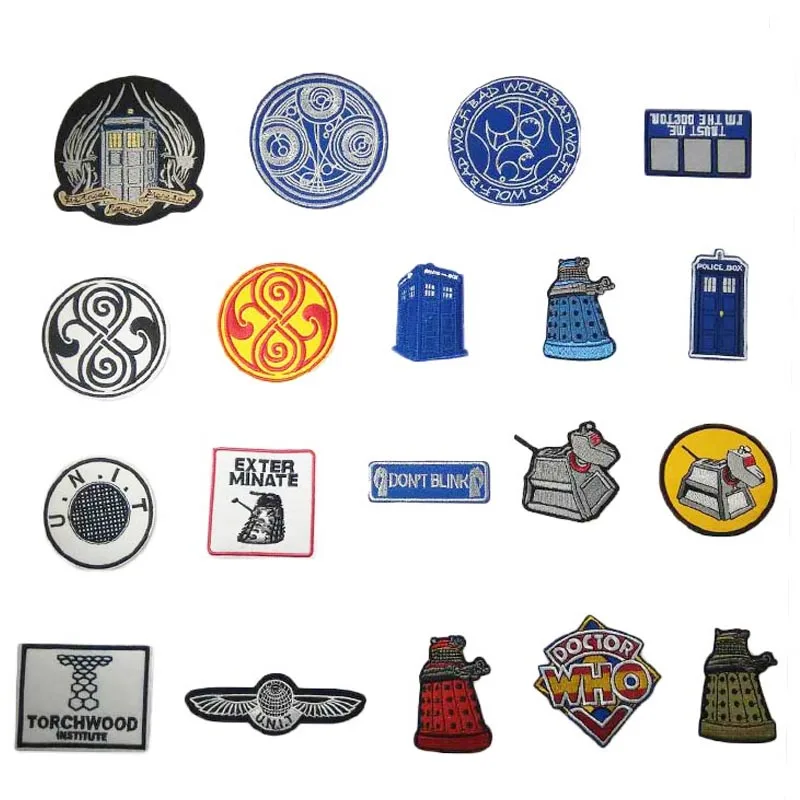 K-9 Figure Doctor Who DR WHO The Police Box Seal of Gallifrey The angels have the phone Costume Embroidered iron on patch
K-9 Figure Doctor Who DR WHO The Police Box Seal of Gallifrey The angels have the phone Costume Embroidered iron on patch