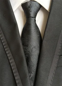 8cm Men Formal Tie High Quality Woven Necktie Black Paisley Gravata Match Suit
8cm Men Formal Tie High Quality Woven Necktie Black Paisley Gravata Match Suit