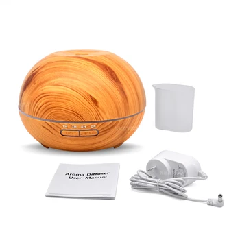 Humidificador Aroma diffuser ultrasonic wood grain perfume Oil humidifier 400ml with 7 color LED Essential
Humidificador Aroma diffuser ultrasonic wood grain perfume Oil humidifier 400ml with 7 color LED Essential