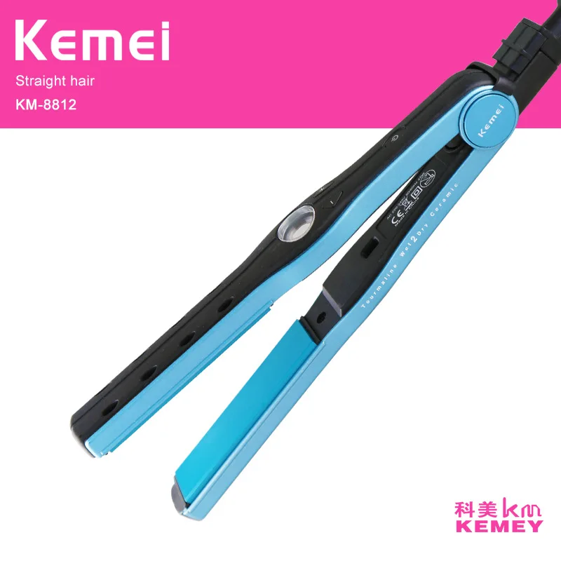 Kemei Flat Iron Digital Temperature Control Straightening Irons Ceramic Hair Straightener Degree Ajustable
Kemei Flat Iron Digital Temperature Control Straightening Irons Ceramic Hair Straightener Degree Ajustable