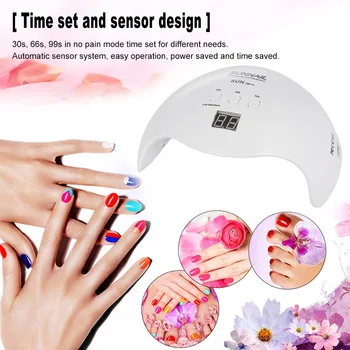 40W UV LED Nail Lamp for Sunlight Nail Gel Dryer Machine Fingernails Toenails Curing Machine with 22pcs Leds Nail Art Tool
40W UV LED Nail Lamp for Sunlight Nail Gel Dryer Machine Fingernails Toenails Curing Machine with 22pcs Leds Nail Art Tool