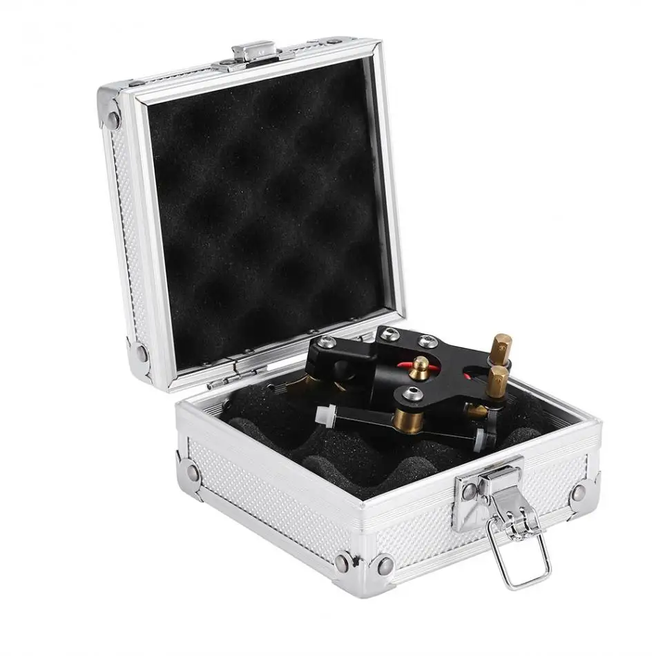 Permanent Makeup Supply Tools 1pcs Silver Small Tattoo Machine Gun Case Aluminum Carrying Storage With Lock For Tattoo Body Art
Permanent Makeup Supply Tools 1pcs Silver Small Tattoo Machine Gun Case Aluminum Carrying Storage With Lock For Tattoo Body Art