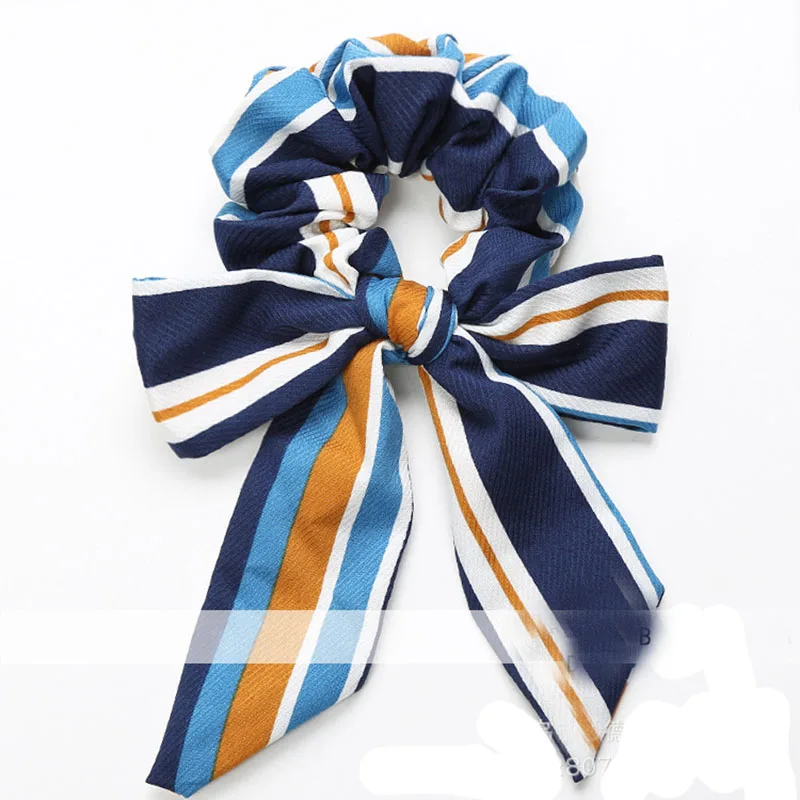 Bohemian Stripe Pattern Chiffon Hair Scrunchie with bow Ponytail Grip Loop Holder Stretchy Elastic Hair band Hair Accessories
Bohemian Stripe Pattern Chiffon Hair Scrunchie with bow Ponytail Grip Loop Holder Stretchy Elastic Hair band Hair Accessories