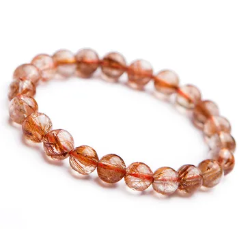 Genuine Natural Copper Hair Rutilated Quartz Crystal Women Stretch Charm Bracelet 8mm
Genuine Natural Copper Hair Rutilated Quartz Crystal Women Stretch Charm Bracelet 8mm