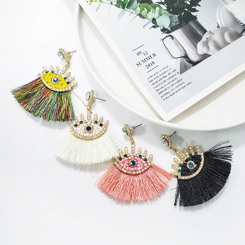FASHIONSNOOPS New Evil Eye Drop Earrings For Women Lady's Chic Vintage Exaggerate Statement Earring Tassel Earring
FASHIONSNOOPS New Evil Eye Drop Earrings For Women Lady's Chic Vintage Exaggerate Statement Earring Tassel Earring