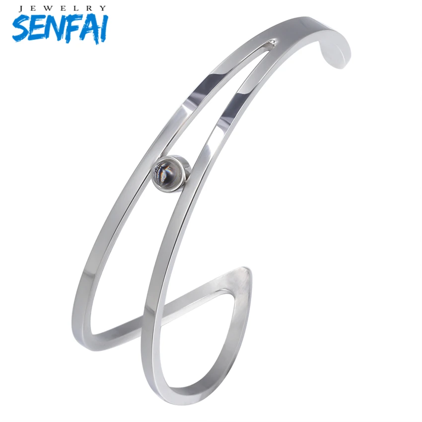 Senfai 100 Languages Multiple Projections Stainless Steel Bridal Sets Bangle Bracelets Women Birthday Gift Love Romantic Jewelry
Senfai 100 Languages Multiple Projections Stainless Steel Bridal Sets Bangle Bracelets Women Birthday Gift Love Romantic Jewelry