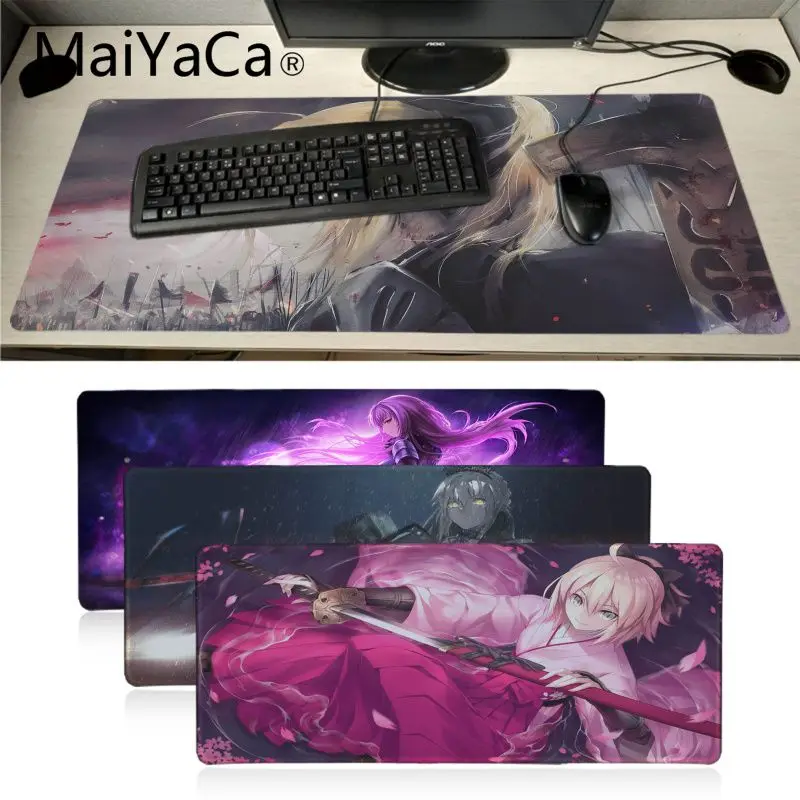 Maiyaca In Stocked Fate Saber DIY Design Pattern Game mousepad Good quality Locking Edge Keyboard Mat Table Mat mouse pads anime
Maiyaca In Stocked Fate Saber DIY Design Pattern Game mousepad Good quality Locking Edge Keyboard Mat Table Mat mouse pads anime