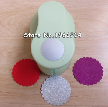 free shipping 3 inch(about 7.1cm) wave circle paper punch for scrapbook eva foam punch for DIY Scrapbook puncher crafting punch
free shipping 3 inch(about 7.1cm) wave circle paper punch for scrapbook eva foam punch for DIY Scrapbook puncher crafting punch
