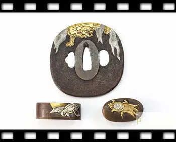 TFK003 SAMURAI KATANA CRANE TORTOISE TSUBA FUCHI KASHIRA KATANA FITTINGS FOR DIY
TFK003 SAMURAI KATANA CRANE TORTOISE TSUBA FUCHI KASHIRA KATANA FITTINGS FOR DIY