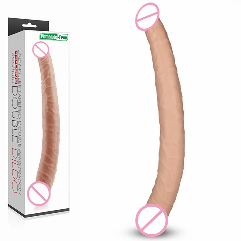 lovetoy Sex toy 35.5cm Flexible Double Long Double Dildo Dual Penis Penetration Dildos Anal toy Adult Sex Products 2