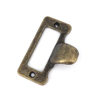 10PCS Antique Drawer Handle Pull File Cupboard Cabinet door label Card frame Holder 48mm*38mm with Screws
10PCS Antique Drawer Handle Pull File Cupboard Cabinet door label Card frame Holder 48mm*38mm with Screws