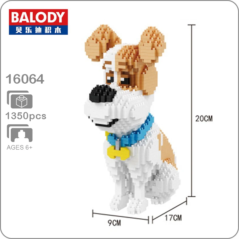 Balody 16064 Jack Russell Terrier Pet Dog Sit Model DIY Diamond Mini Building Small Blocks Bricks 3D Assembly Kids Toy no Box
Balody 16064 Jack Russell Terrier Pet Dog Sit Model DIY Diamond Mini Building Small Blocks Bricks 3D Assembly Kids Toy no Box