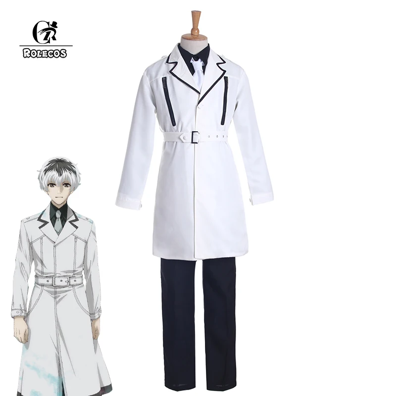 ROLECOS Tokyo Kushu:re Cosplay Costume Haise Sasaki Cosplay Aime Men Costume Tokyo Ghoul White Full Set 2018 New Anim
ROLECOS Tokyo Kushu:re Cosplay Costume Haise Sasaki Cosplay Aime Men Costume Tokyo Ghoul White Full Set 2018 New Anim
