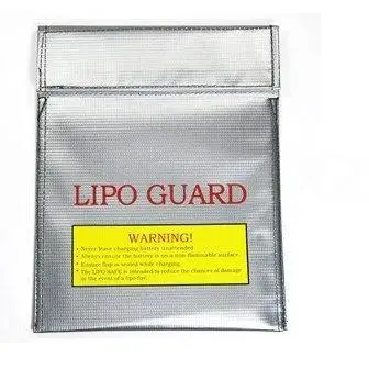 New High Quality 1 Piece RC LiPo Li-Po Battery Safety Fireproof Bag Safe Guard Charge Sack 18 x 23cm Silver
New High Quality 1 Piece RC LiPo Li-Po Battery Safety Fireproof Bag Safe Guard Charge Sack 18 x 23cm Silver