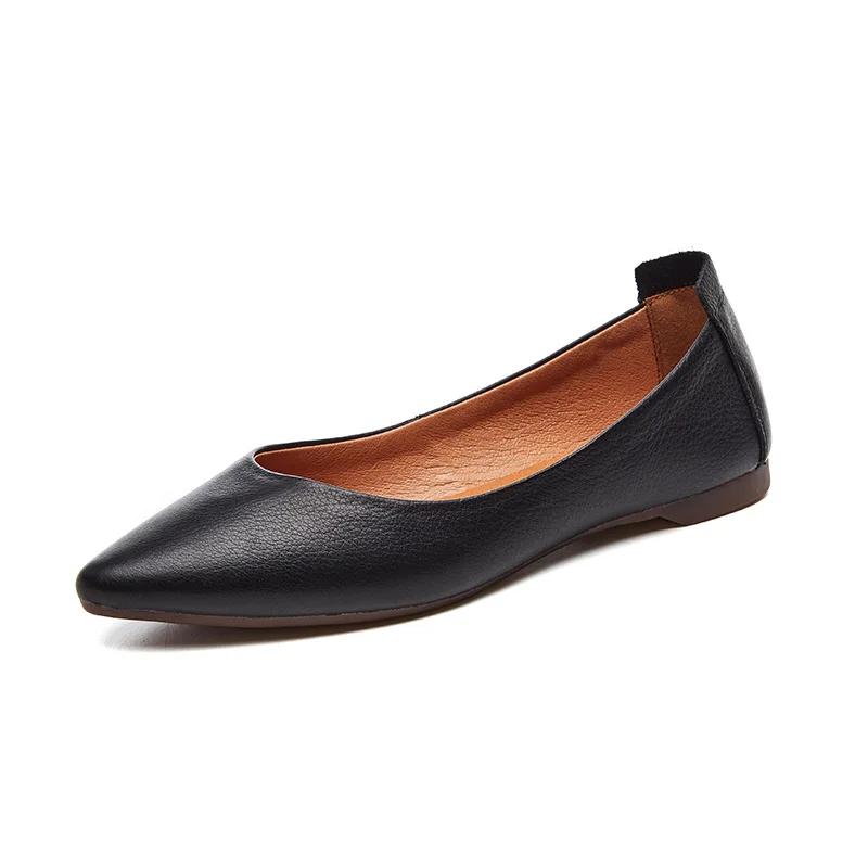 Sweet Brand Women Shoes Woman Flats Spring/Autumn Basic Genuine Leather Slip-On Pointed Toe Solid Shallow Office & Career A806A
Sweet Brand Women Shoes Woman Flats Spring/Autumn Basic Genuine Leather Slip-On Pointed Toe Solid Shallow Office & Career A806A