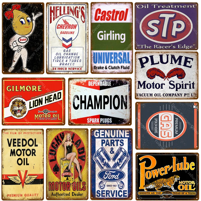Lion Tiger Motor Oil Metal Poster Vintage Metal Tin Signs For Pub Bar Garage Gas Station Decorative Iron Plates Wall Stickers
Lion Tiger Motor Oil Metal Poster Vintage Metal Tin Signs For Pub Bar Garage Gas Station Decorative Iron Plates Wall Stickers