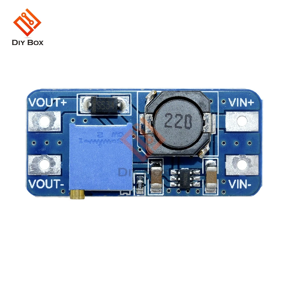 5Pcs MT3608 DC-DC Step Up Power Supply Module Booster Step-up Voltage Power Converter Board DIY 5V 12V 24V for Arduino
5Pcs MT3608 DC-DC Step Up Power Supply Module Booster Step-up Voltage Power Converter Board DIY 5V 12V 24V for Arduino