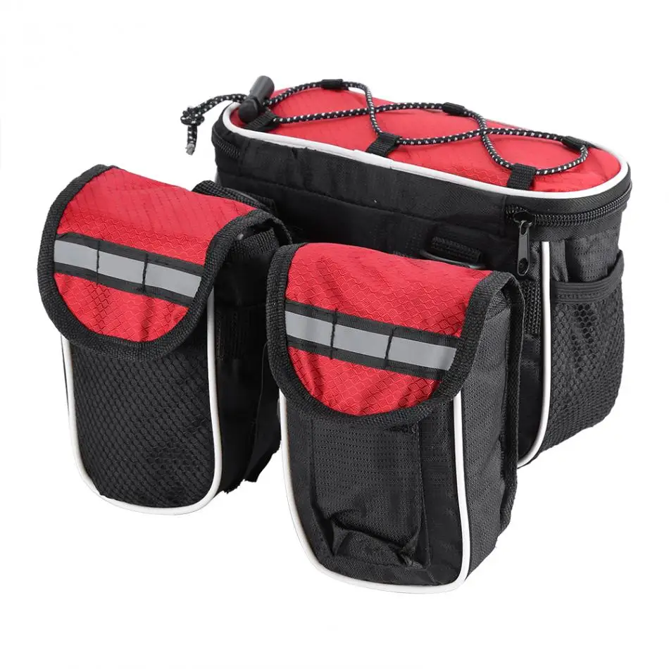 Bicycle Front Tube Bag Waterproof Bike Handlebar Basket Pack Reflective Stripe Cycling Front Frame Pannier Bicycle Accessories
Bicycle Front Tube Bag Waterproof Bike Handlebar Basket Pack Reflective Stripe Cycling Front Frame Pannier Bicycle Accessories