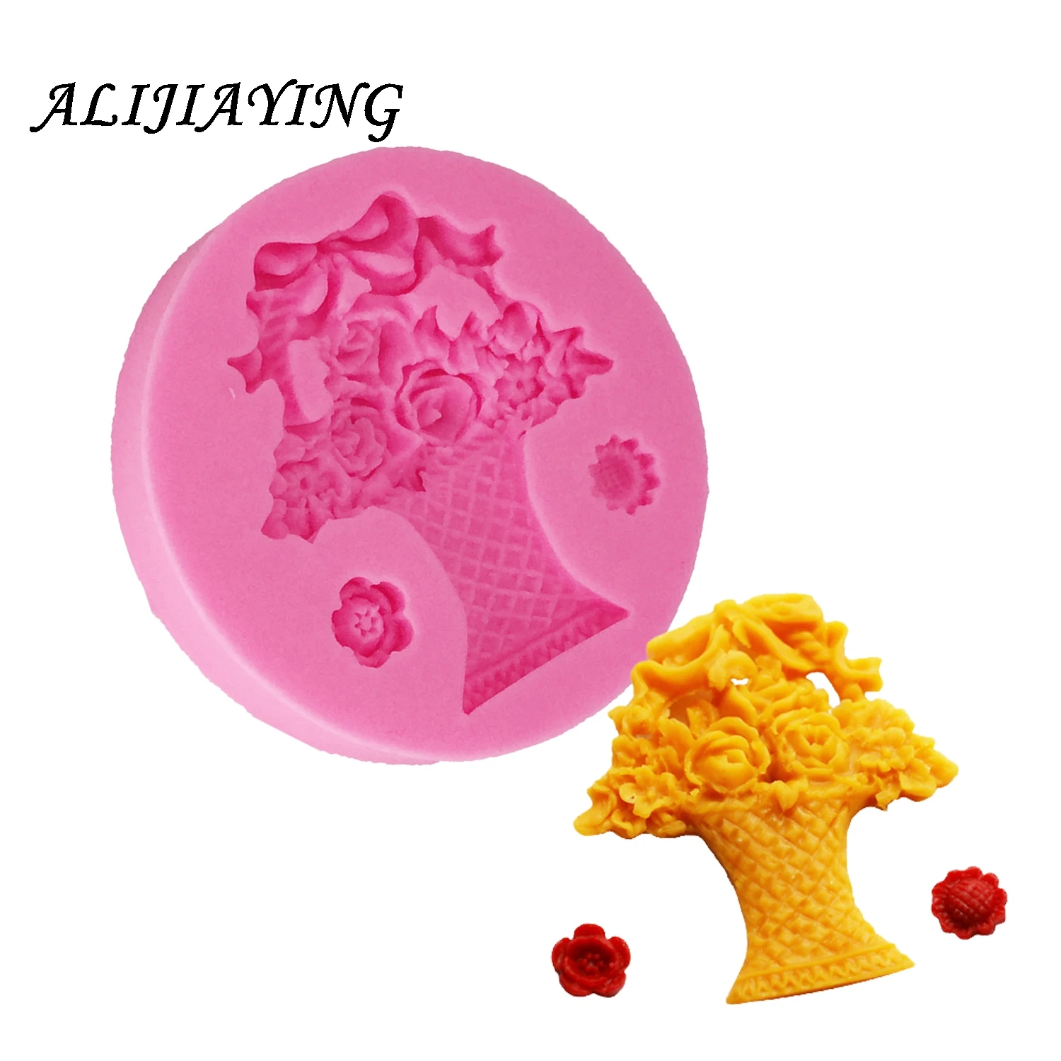 1Pcs Flower basket silicone mold cake decorating tools Fondant chocolate moulds Fimo Polymer Clay Resin D0389
1Pcs Flower basket silicone mold cake decorating tools Fondant chocolate moulds Fimo Polymer Clay Resin D0389