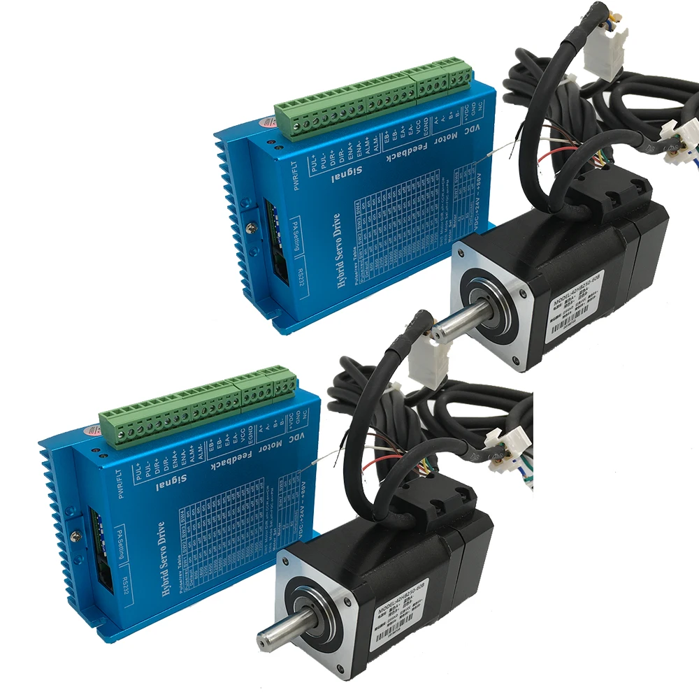 2PCS Nema17 Closed Loop Stepper Motor Driver 42MM 0.43N.m 43Ncm 60Oz-in Hybird Encoder Easy Servo 2 Phase Stepper Motor Kits
2PCS Nema17 Closed Loop Stepper Motor Driver 42MM 0.43N.m 43Ncm 60Oz-in Hybird Encoder Easy Servo 2 Phase Stepper Motor Kits