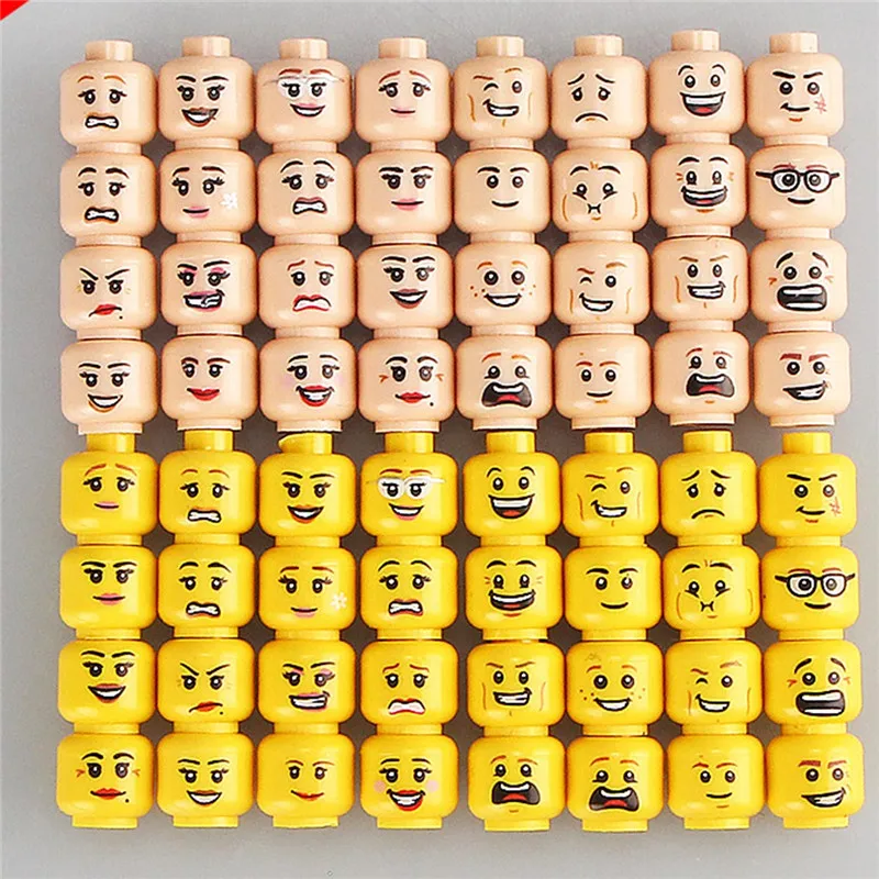 16 PCS/Set Figure Face Head Female Accessories Buliding Blocks Set Funny Model Bricks Toys For Children
16 PCS/Set Figure Face Head Female Accessories Buliding Blocks Set Funny Model Bricks Toys For Children