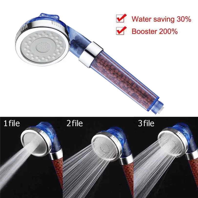 3 Function Adjustable Jetting Shower Ion SPA Filtered High Pressure Shower Head Handheld Water Saving Shower Nozzle
3 Function Adjustable Jetting Shower Ion SPA Filtered High Pressure Shower Head Handheld Water Saving Shower Nozzle