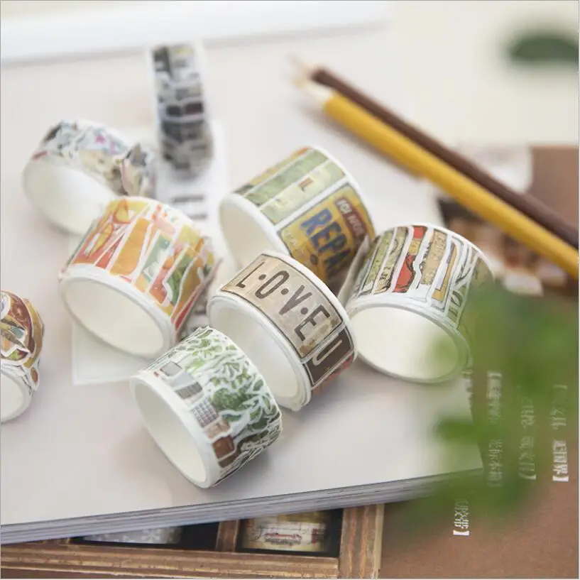 80 sheets Retro License plate Scenery go to Travel Washi Tape Adhesive Tape DIY Scrapbooking Sticker Label Masking Tape
80 sheets Retro License plate Scenery go to Travel Washi Tape Adhesive Tape DIY Scrapbooking Sticker Label Masking Tape