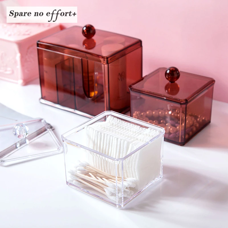 Clear Acrylic cosmetics organizer Cotton swab box casket makeup organizers Jewelry Storage Case desktop storage bins
Clear Acrylic cosmetics organizer Cotton swab box casket makeup organizers Jewelry Storage Case desktop storage bins