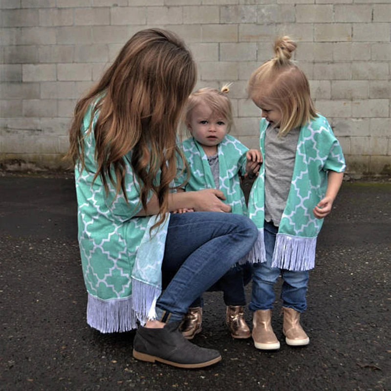 2-6T Tassels T-Shirt Mother and Daughter Toddler Kids Baby Girl Family Matching Clothes Tee parent child Outfit Cardigan Kimono
2-6T Tassels T-Shirt Mother and Daughter Toddler Kids Baby Girl Family Matching Clothes Tee parent child Outfit Cardigan Kimono