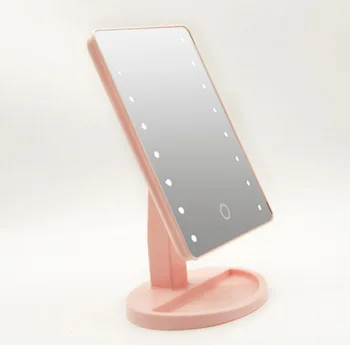 Makeup Mirror With Light Lamp Portable Touch Screen Table Stand Mirrors 16 LED Lighted White Pink Black Art bathroom mirrors She
Makeup Mirror With Light Lamp Portable Touch Screen Table Stand Mirrors 16 LED Lighted White Pink Black Art bathroom mirrors She