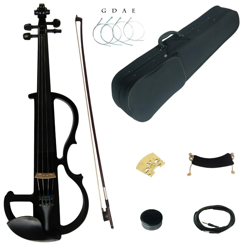 Kinglos 4/4 Full Size Purely Colored Advanced Electric / Silent Violin Kit Solid Wood with Ebony Fittings Soft Case
Kinglos 4/4 Full Size Purely Colored Advanced Electric / Silent Violin Kit Solid Wood with Ebony Fittings Soft Case