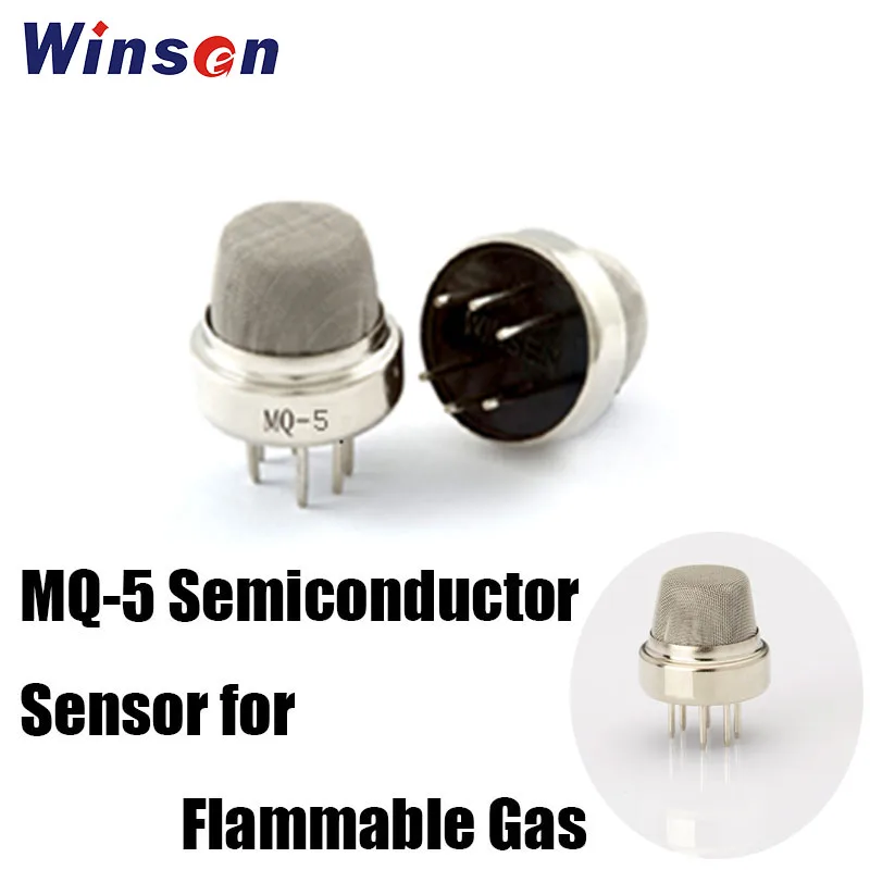 10pcs Winsen MQ-5/MQ-5B Semiconductor Sensor for Combustible Gas Leak Detection LPG, CH4 Gas Leakage Alarm Long Lifespan
10pcs Winsen MQ-5/MQ-5B Semiconductor Sensor for Combustible Gas Leak Detection LPG, CH4 Gas Leakage Alarm Long Lifespan
