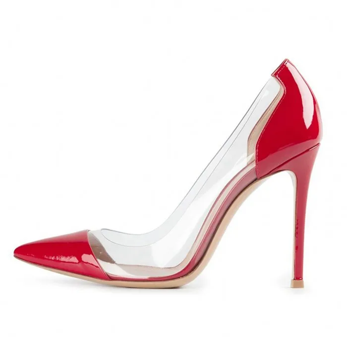 Dropshipping Big Size New Fashion Sexy Pointed Toe Women Pumps Transparent Patent Leather High Heels Ladies Wedding Shoes D024A
Dropshipping Big Size New Fashion Sexy Pointed Toe Women Pumps Transparent Patent Leather High Heels Ladies Wedding Shoes D024A