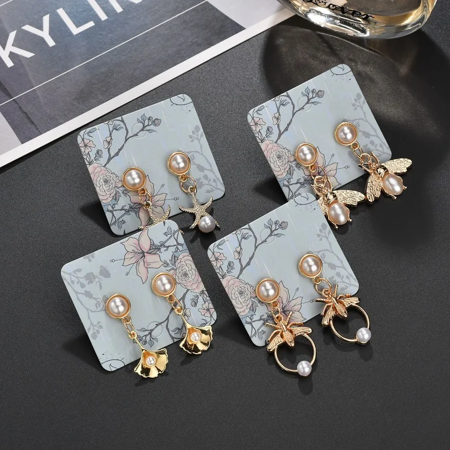 Golden Mini Starfish Bee Styling Stud Earrings Imitation Pearl Earrings Elegant Styling Sweet Lady Earrings Jewelry Girlfriend
Golden Mini Starfish Bee Styling Stud Earrings Imitation Pearl Earrings Elegant Styling Sweet Lady Earrings Jewelry Girlfriend
