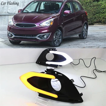 Car Flashing 1 Set 12V ABS LED DRL Daytime Running Light Daylight With Yellow Turn Signal Lamp For Mitsubishi Mirage 2016 2017
Car Flashing 1 Set 12V ABS LED DRL Daytime Running Light Daylight With Yellow Turn Signal Lamp For Mitsubishi Mirage 2016 2017