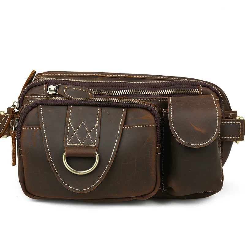2018 men travel bags genuine leather bag men waist pack waist bag fanny pack waist belt bag Cow leather
2018 men travel bags genuine leather bag men waist pack waist bag fanny pack waist belt bag Cow leather