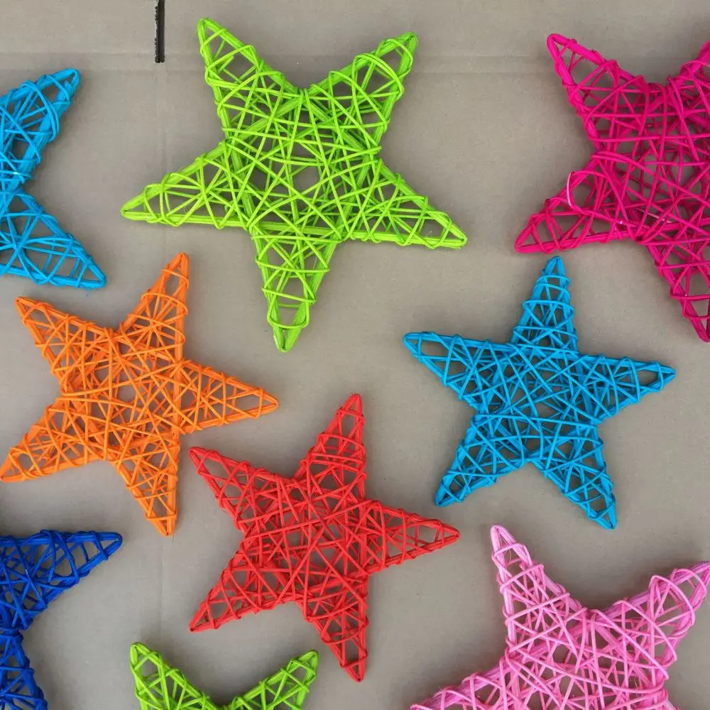 1pcs Multiple Color Wicker Rattan Star Decorative Natural Spheres Craft DIY, Wedding Decoration, Christmas Tree, House Ornaments
1pcs Multiple Color Wicker Rattan Star Decorative Natural Spheres Craft DIY, Wedding Decoration, Christmas Tree, House Ornaments