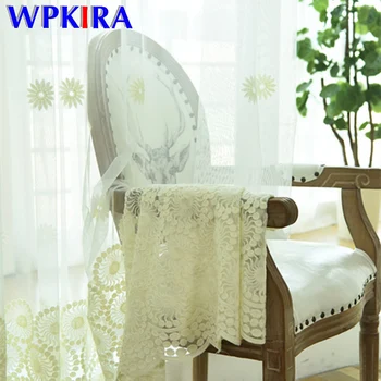 New Delicate Sun Flower Embroidered Luxury White Curtain For Kids Bedroom Living room Sheer Voile Kitchen Window Drapes M074D3
New Delicate Sun Flower Embroidered Luxury White Curtain For Kids Bedroom Living room Sheer Voile Kitchen Window Drapes M074D3