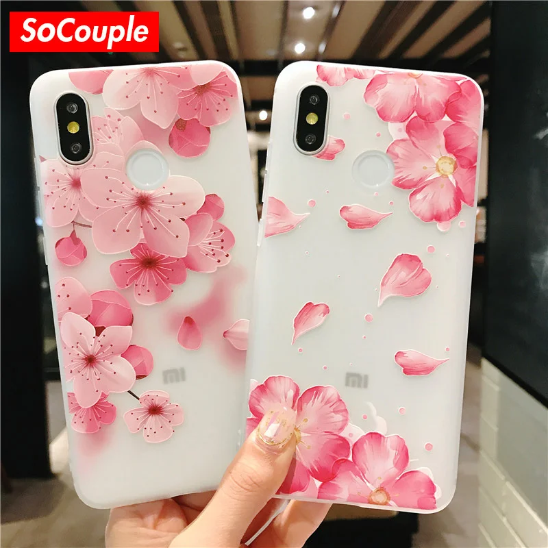 SoCouple Soft TPU Phone Case For Xiaomi Redmi 4X Note 5 5A 6 7 Case For Xiaomi 5X 6X 8 9 Relief Flower Floral Pattern Back Cover
SoCouple Soft TPU Phone Case For Xiaomi Redmi 4X Note 5 5A 6 7 Case For Xiaomi 5X 6X 8 9 Relief Flower Floral Pattern Back Cover