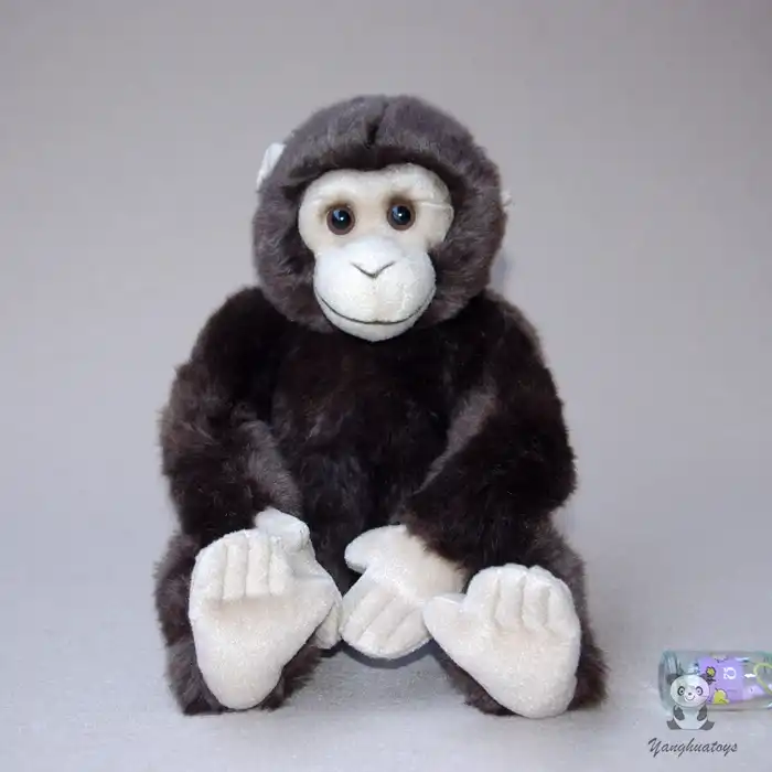 猿オランウータン人形ぬいぐるみ動物のおもちゃ実生活チンパンジー人形ぬいぐるみ子供のおもちゃかわいいギフト店 動物のおもちゃ 人形ぬいぐるみぬいぐるみ動物のおもちゃ Gooum