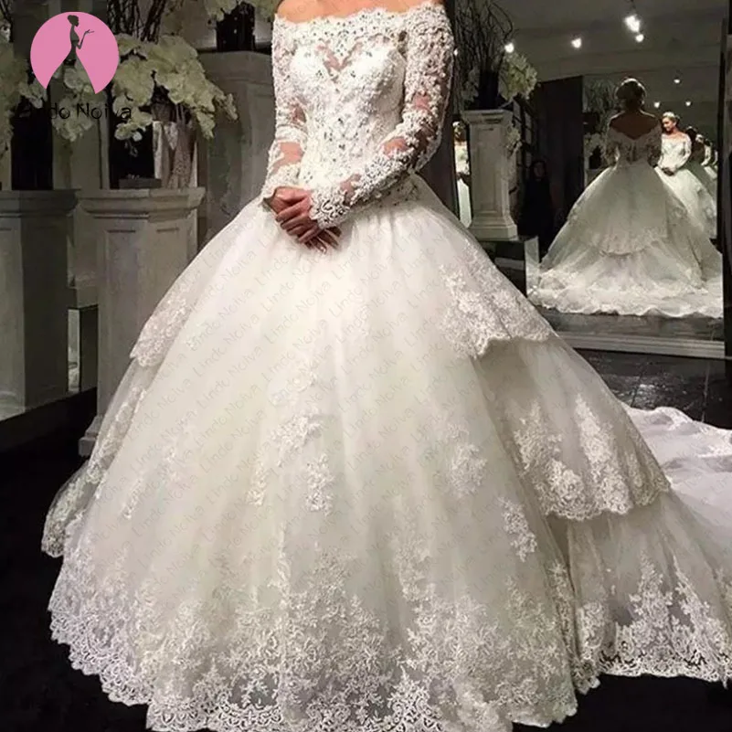 Vestido De Noiva 2 IN 1 Long Sleeves Detachable Skirt Ball Gown Wedding Dresses Lace Appliques Robe De Mariage Sexy Trouwjurk
Vestido De Noiva 2 IN 1 Long Sleeves Detachable Skirt Ball Gown Wedding Dresses Lace Appliques Robe De Mariage Sexy Trouwjurk