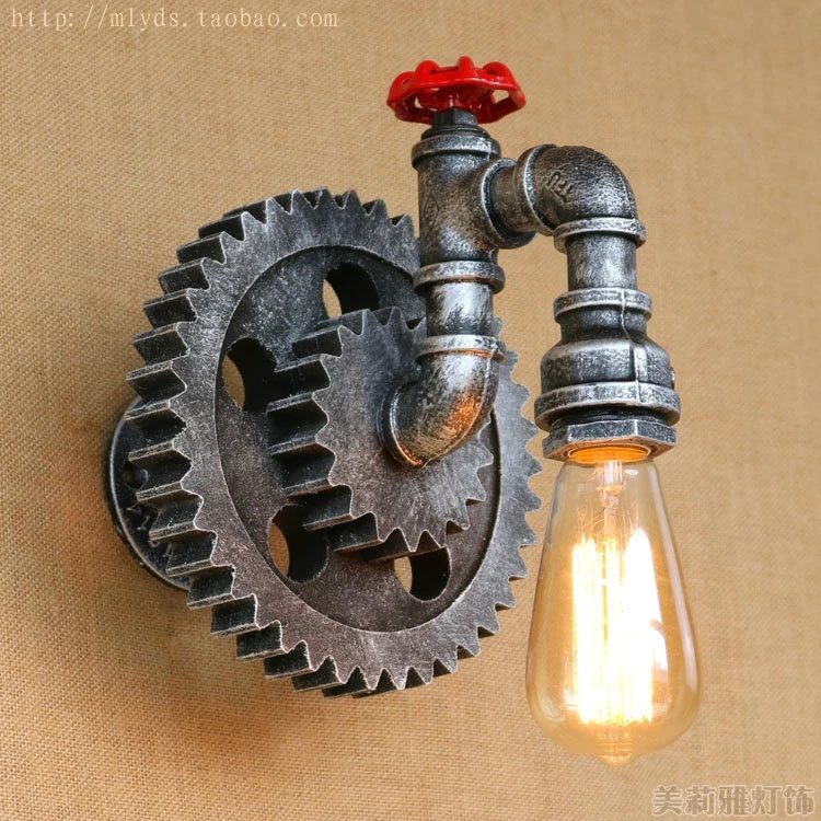 Water Pipe Wall Lamp Vintage Retro Loft Style Industria Lighting Fixtures Appliques Murale LED Edison Wall Sconce Stair Light
Water Pipe Wall Lamp Vintage Retro Loft Style Industria Lighting Fixtures Appliques Murale LED Edison Wall Sconce Stair Light