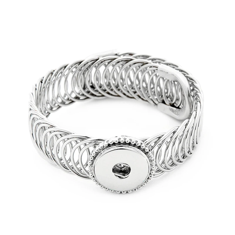 Fashion metal Snap bracelet bangle fit 18MM snap buttons jewelry wholesale SG0086
Fashion metal Snap bracelet bangle fit 18MM snap buttons jewelry wholesale SG0086