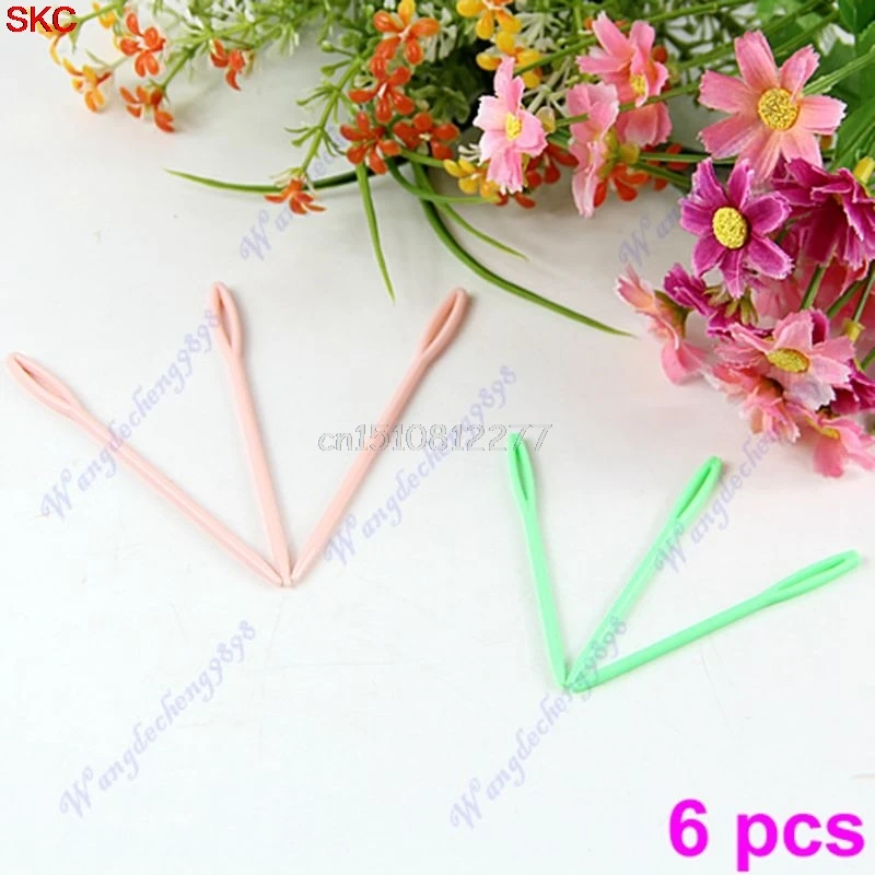 6 pcs/set Plastic Hand Sewing Yarn Darning Tapestry Needles Notions Craft 2 Sizes Drop Shipping
6 pcs/set Plastic Hand Sewing Yarn Darning Tapestry Needles Notions Craft 2 Sizes Drop Shipping