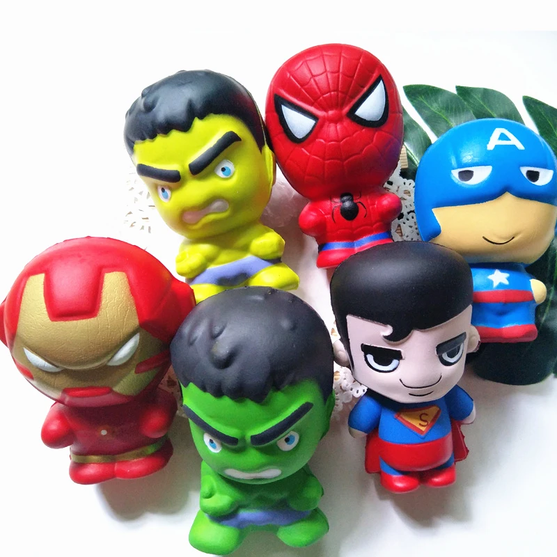 

jumbo squishy slow rising The Avengers Squish antistress squishi kawaii Slime toys Scented Squeeze Toy stress reliever Gifts