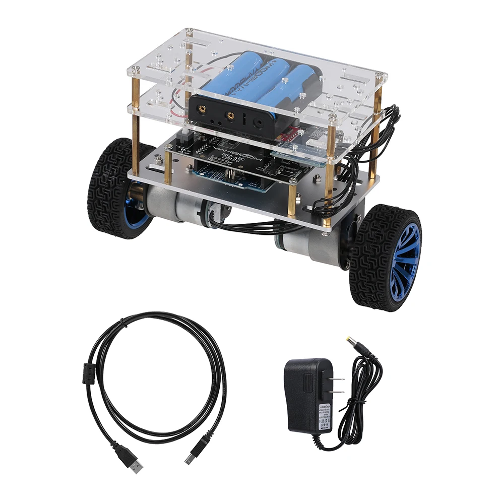 Upgraded Smart Robot Balance Vehicle with V4 Kit Android APP BT Control for Arduino Programmable Robot Learn Coding Have Fun
Upgraded Smart Robot Balance Vehicle with V4 Kit Android APP BT Control for Arduino Programmable Robot Learn Coding Have Fun