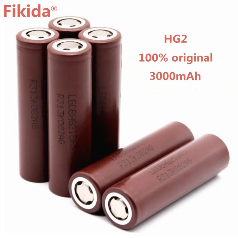 8PCS New Original HG2 18650 3000mAh Rechargeable battery 3.6V discharge 20A dedicated Electronic cigarette Power battery
8PCS New Original HG2 18650 3000mAh Rechargeable battery 3.6V discharge 20A dedicated Electronic cigarette Power battery