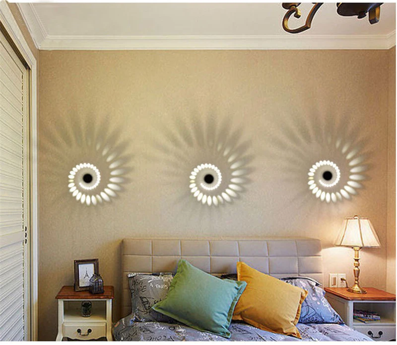 Led spiral aluminum wall lamp (15)