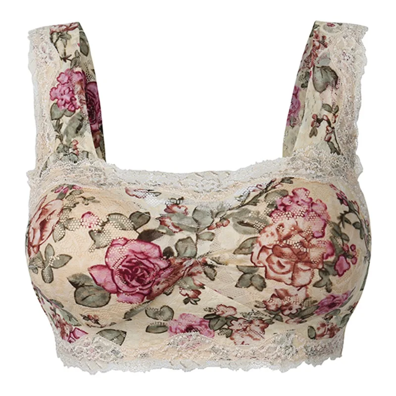 Fashion Women Lace Bras Floral Print Wireless Seamless Lingerie Sexy Underwear Comfort Brassiere Full Cup Vest Bras 8 Colors
Fashion Women Lace Bras Floral Print Wireless Seamless Lingerie Sexy Underwear Comfort Brassiere Full Cup Vest Bras 8 Colors